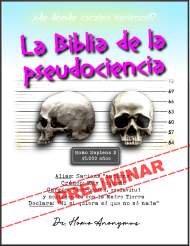 Portada del libro La Biblia de la pseudociencia de Doctor anonimus